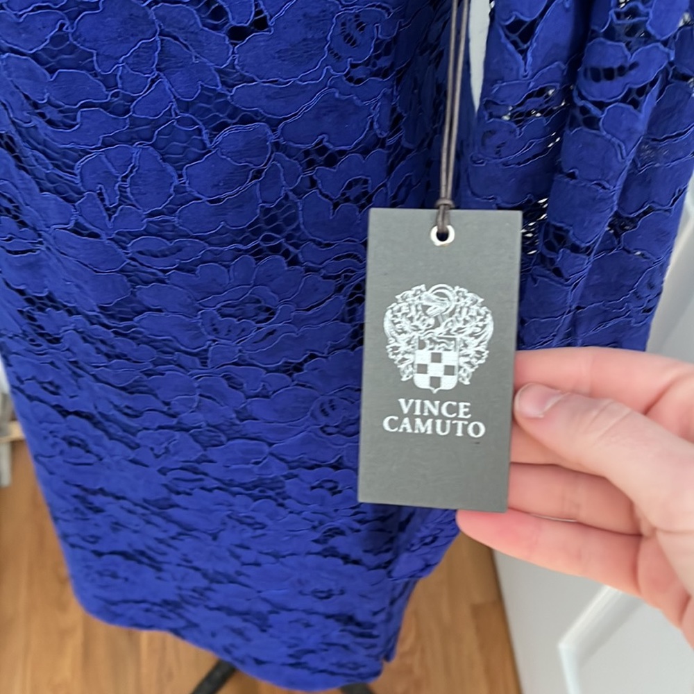 Vince Camuto Blue Lace Dress - Picture 4 of 6